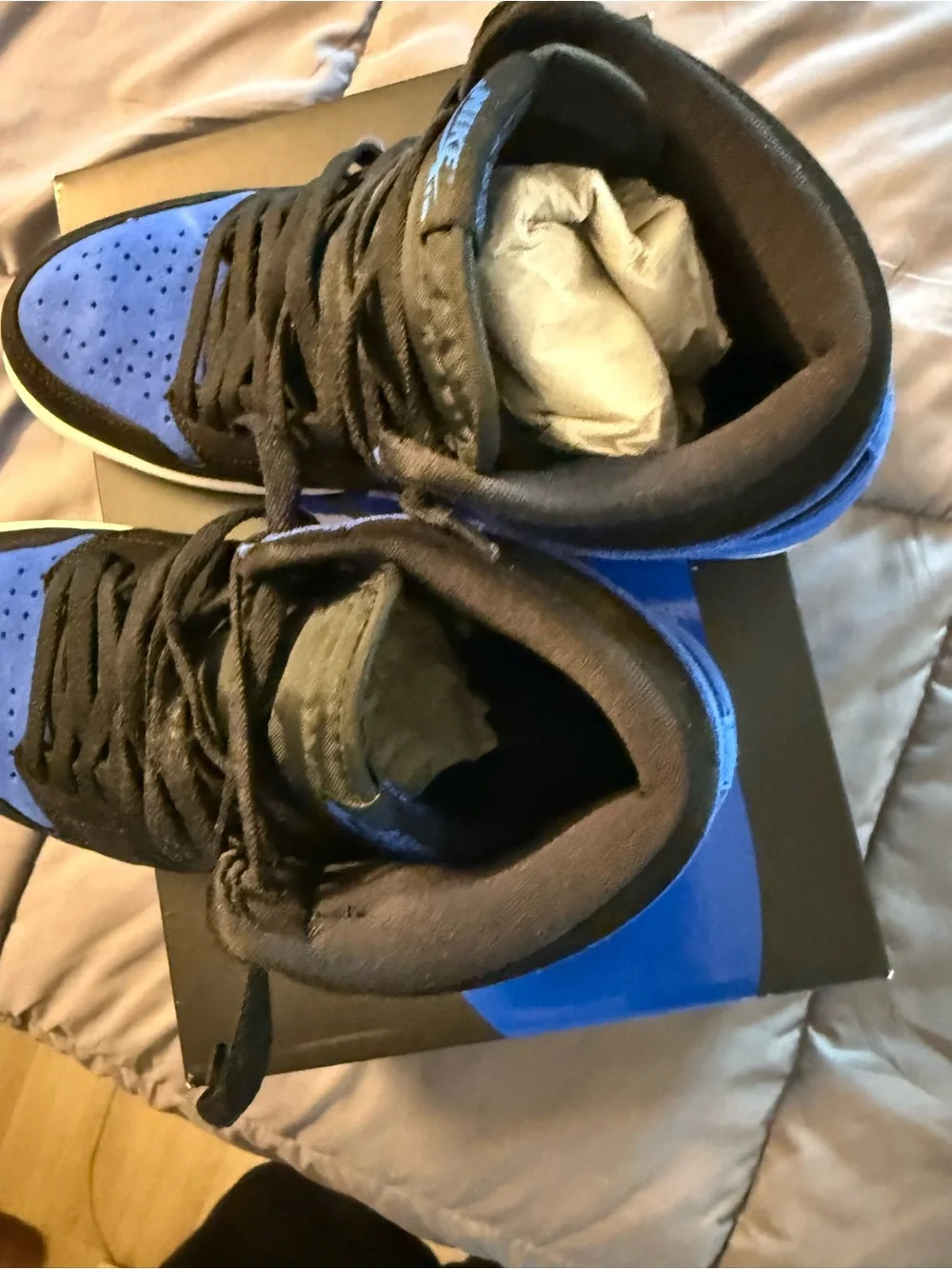 Nike Air Jordan 1  - Black & Royal Blue